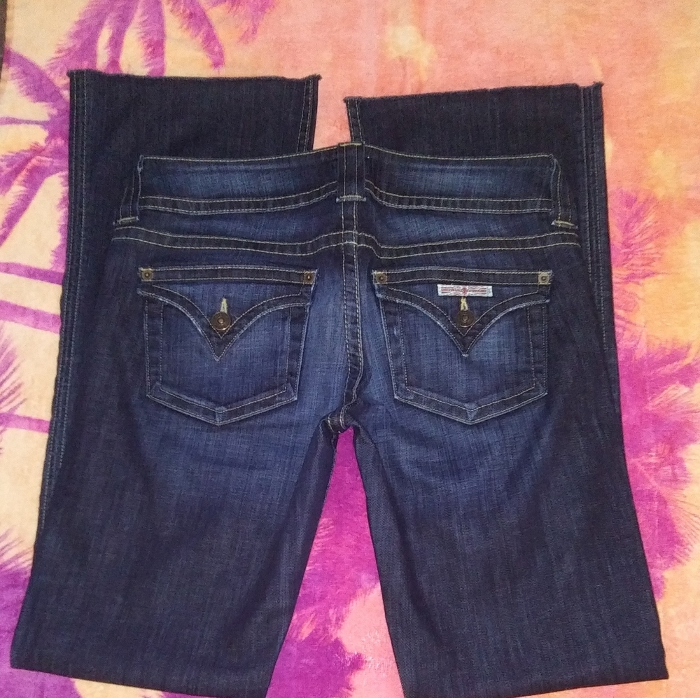 Hudson Flare Raw Hem 32" Waist EUC!!